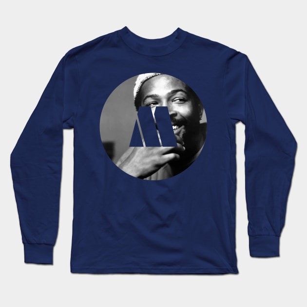 Motown - Marvin Gaye Long Sleeve T-Shirt by TheSnowWatch